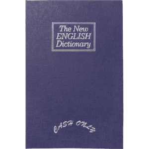 cash only dictionary stash box (navy) cash only dictionary stash box (navy)