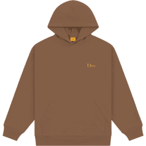 dime sweatshirt hood classic small logo (brown)