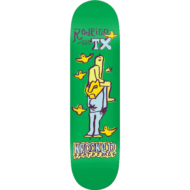krooked board guest pro rodrigo tx teixeira 8.06 krooked board guest pro rodrigo tx teixeira 8.06