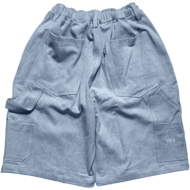 televisi star short carpenter vx white stitch (light blue)