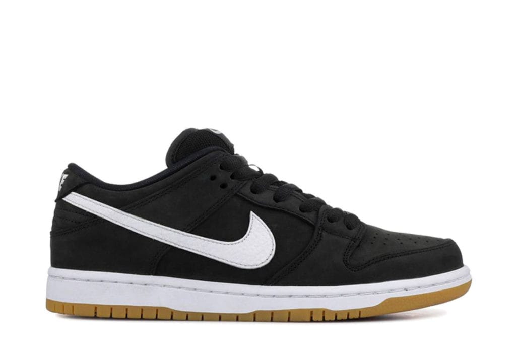 nike sb shoes orange label dunk low pro iso black