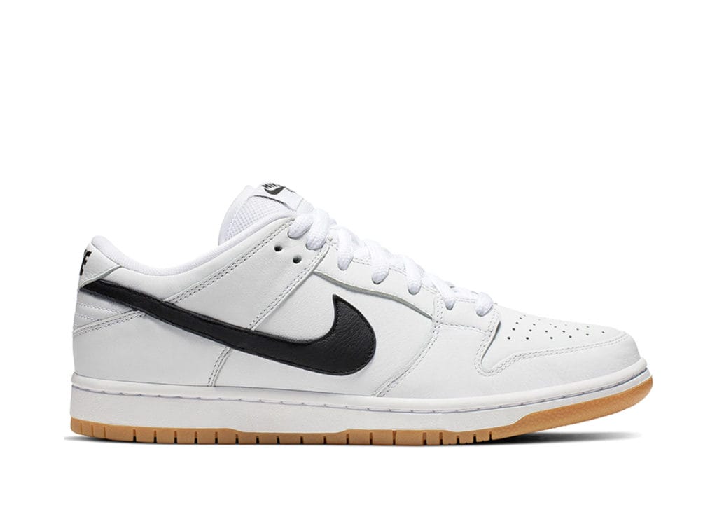 nike sb shoes orange label dunk low pro iso white