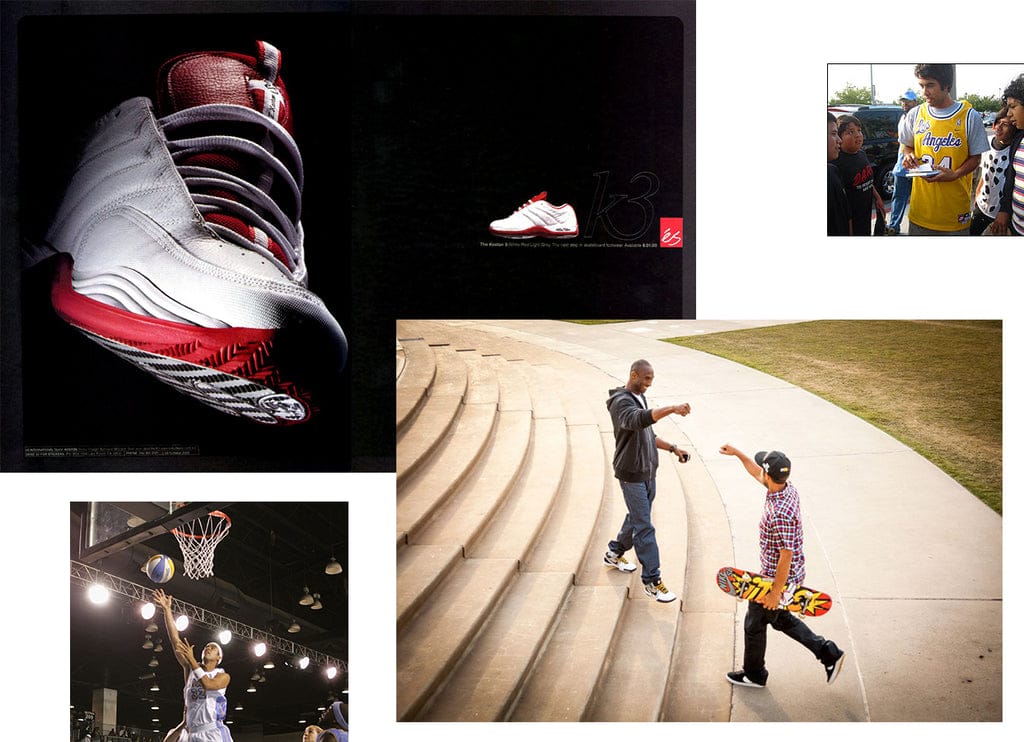 eric koston skateboard and basketball