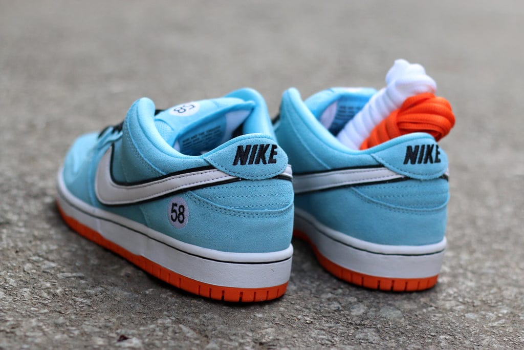 Nike SB Dunk Low Gulf Club 58 Back View