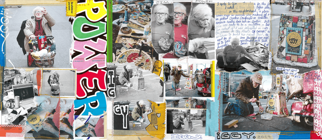 Iggy skateboard Collage