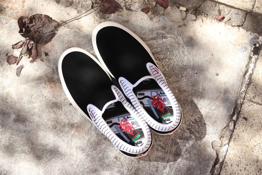 Peels nyc Slip on shoes collaboration with Vans