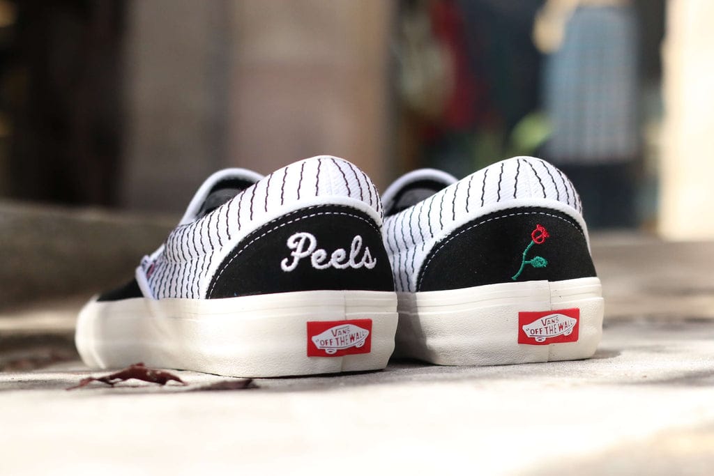 Peels x Vans slip on shoes back view