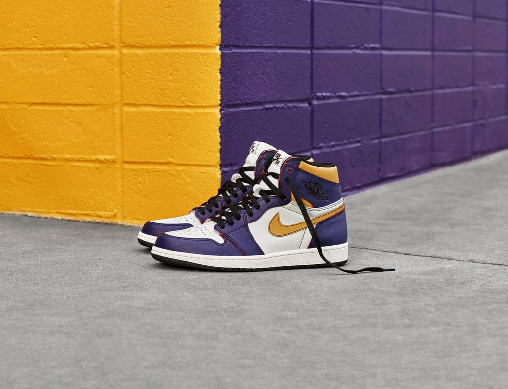 la laker air jordan 1, nike sb