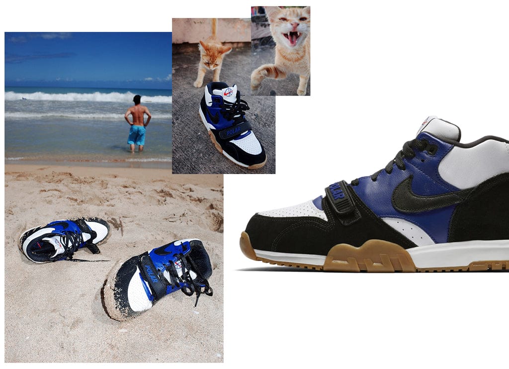 nike sb air trainer 1 collab with polar skate co