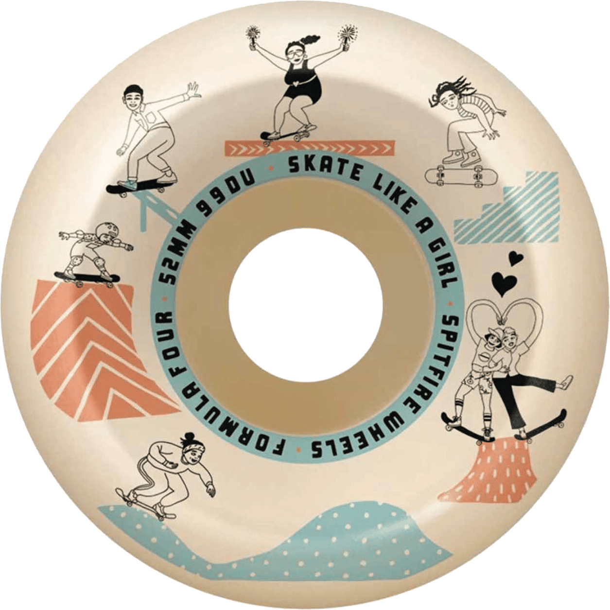 spitfire wheels f4 conical full skate like a girl 99a 52mm spitfire wheels f4 conical full skate like a girl 99a 52mm
