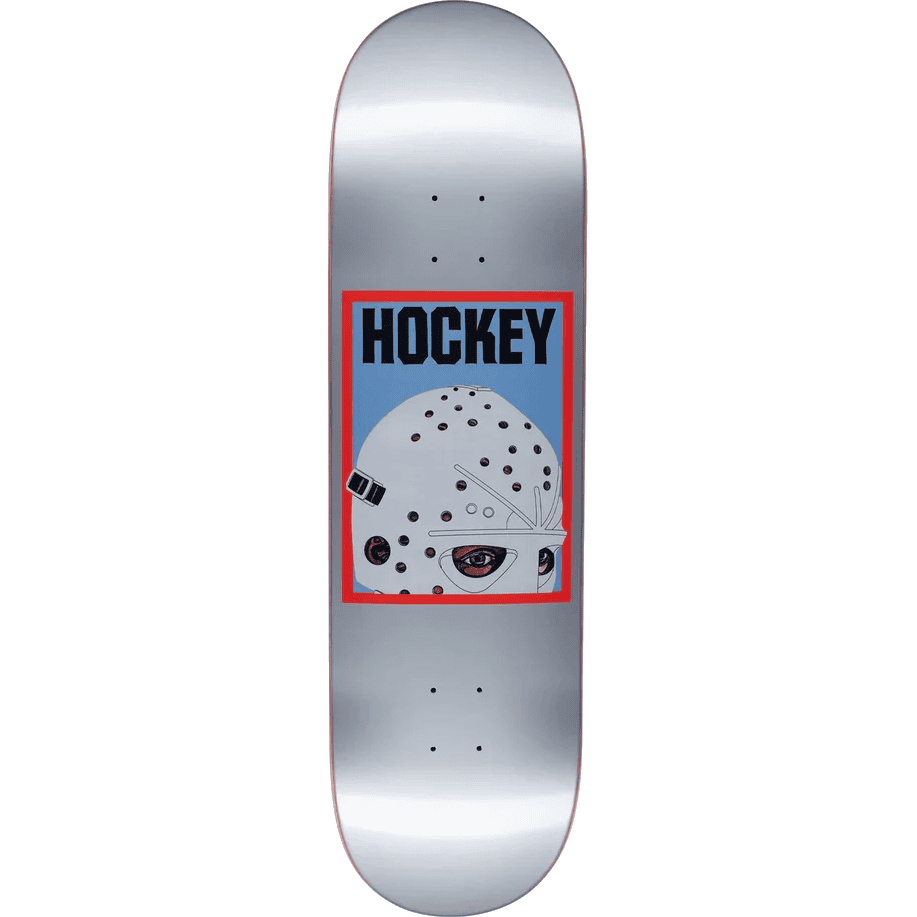 hockey board half mask team (silver) 8.75 hockey board half mask team (silver) 8.75