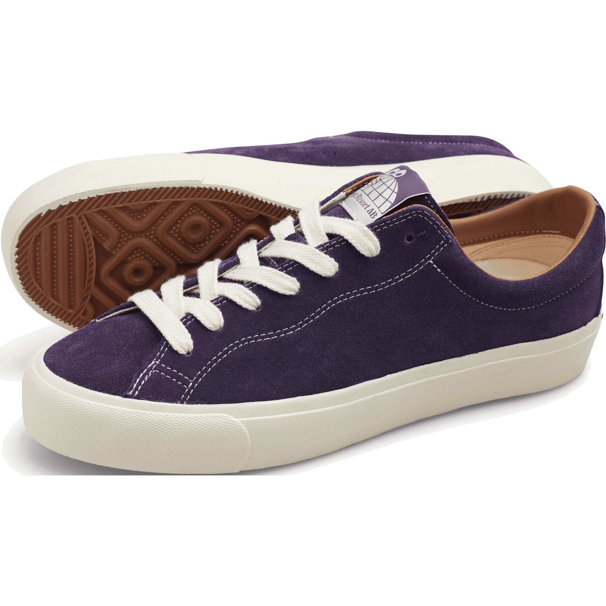 last resort ab shoes vm003 suede lo (loganberry/white)
