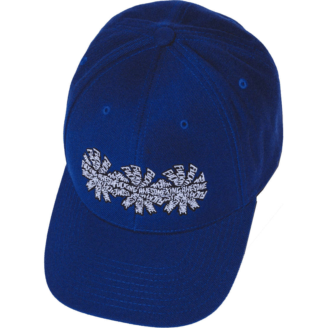 Shop fucking awesome cap snapback 3 spiral (royal) online