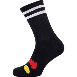 toy machine socks monster face (black)