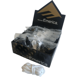 emerica laces (white)