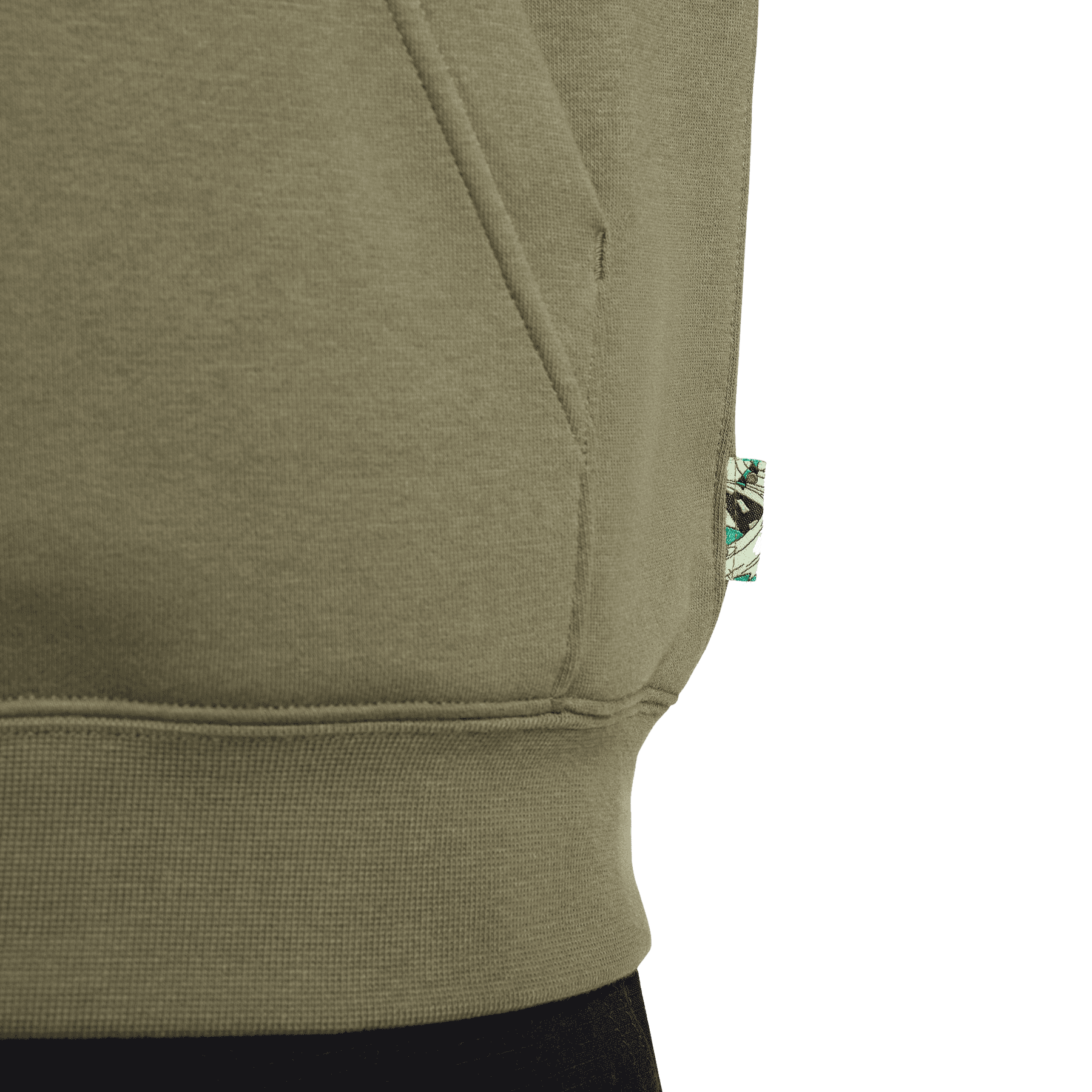 nike sb sweatshirt hood alexis agnostic (medium olive/white)
