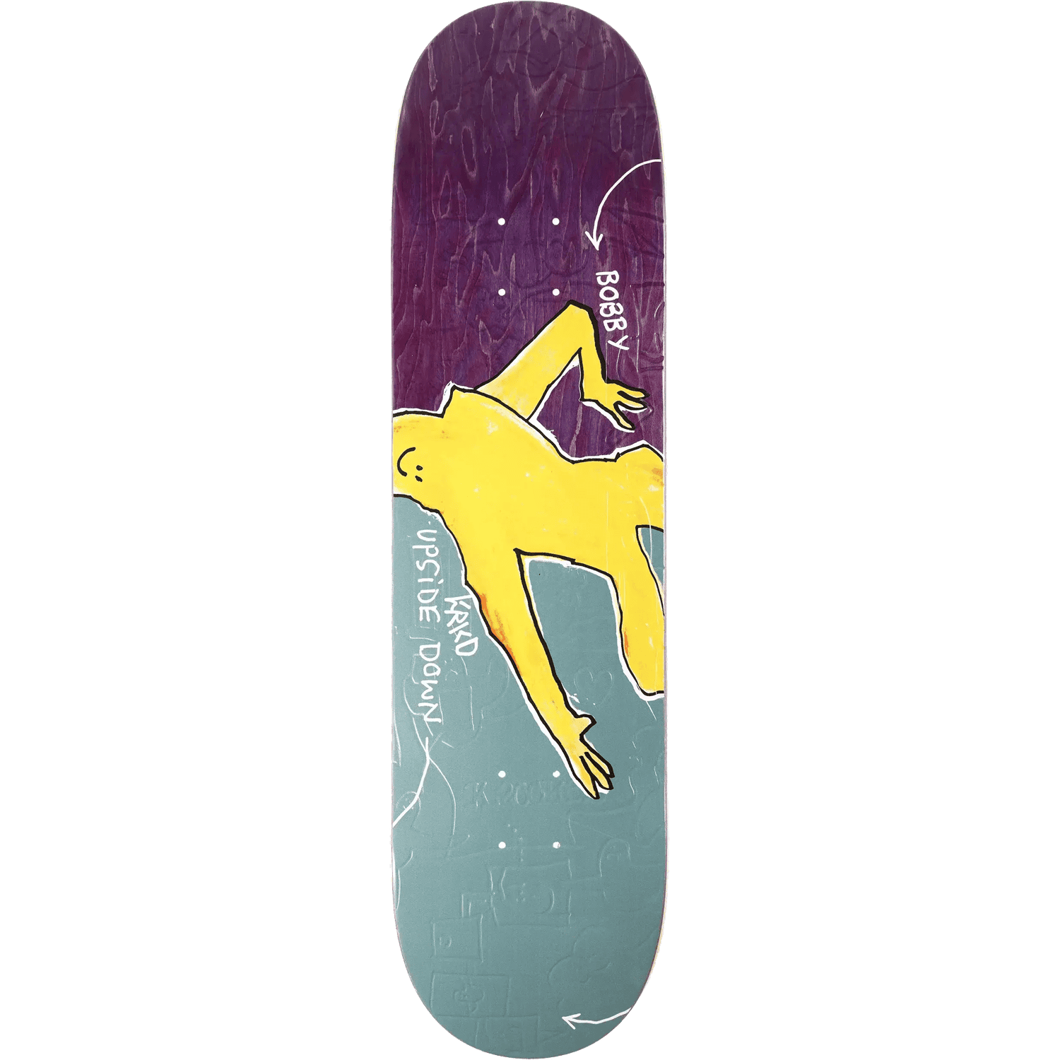 krooked board upside down bobby worrest 8.25 krooked board upside down bobby worrest 8.25