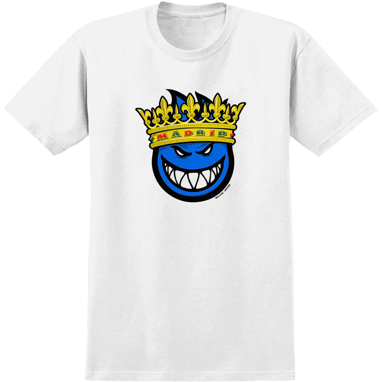 spitfire tee shirt welcome skateshop madrid (white/multi)