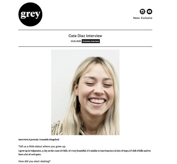 cata diaz interview grey skate mag