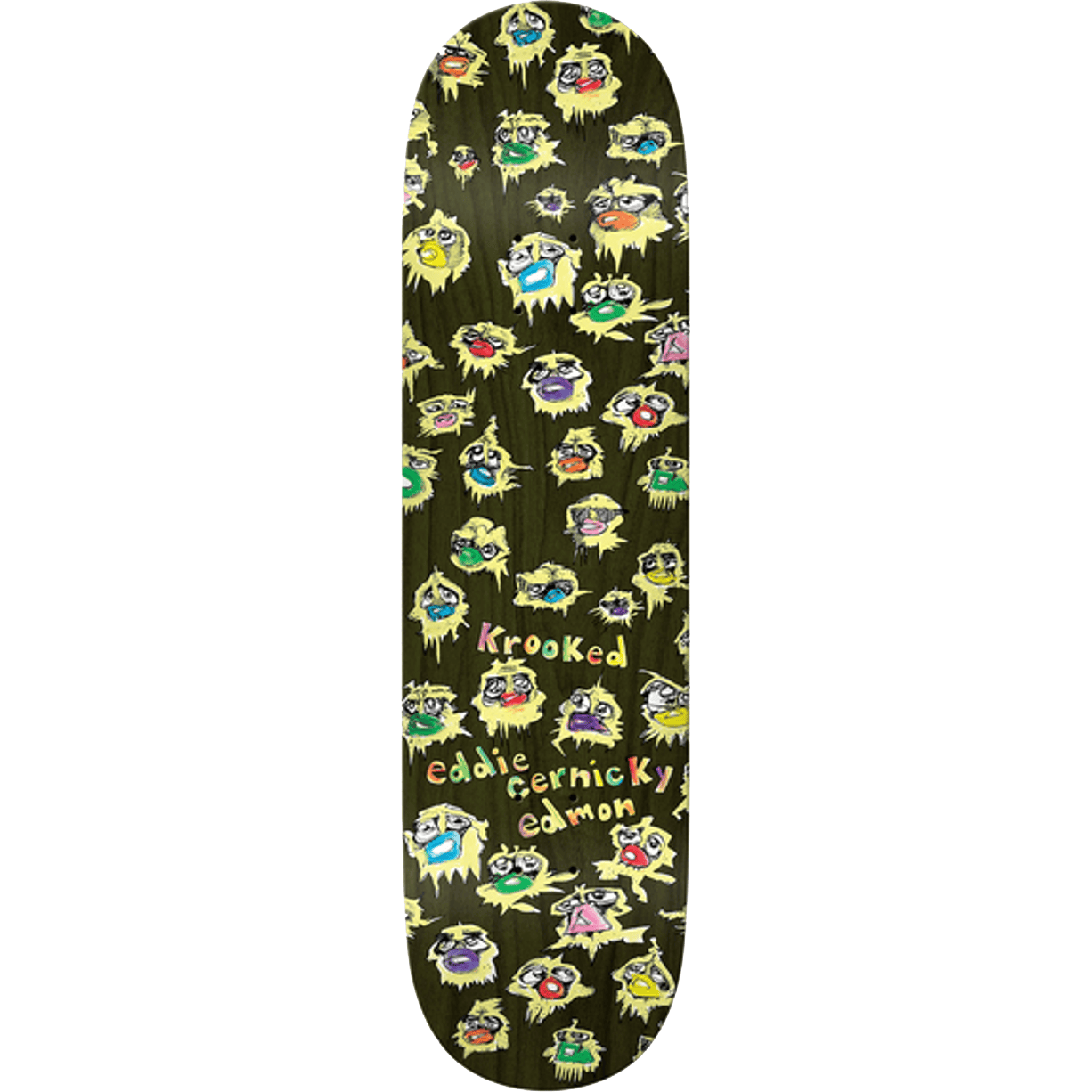 krooked board santino guest artist eddie cernicky 8.25 krooked board santino guest artist eddie cernicky 8.25