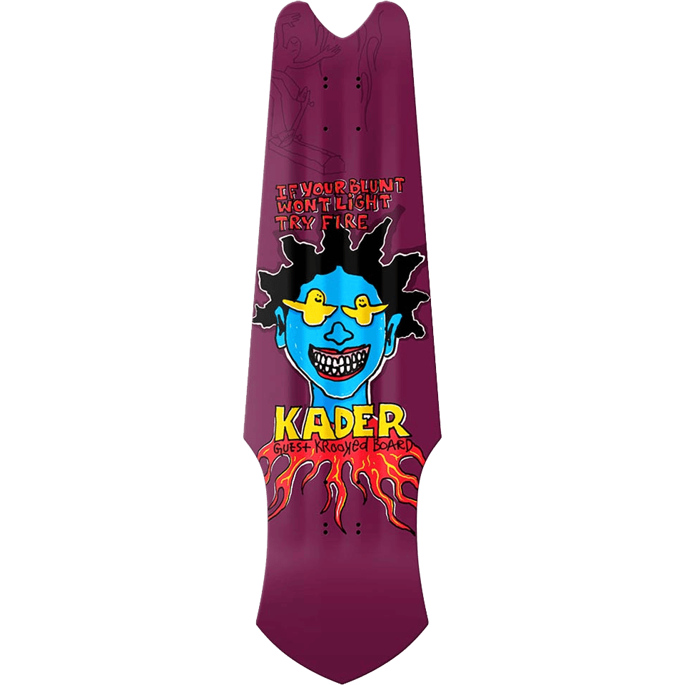 krooked board cruiser guest tri-plane kader sylla 9.75 krooked board cruiser guest tri-plane kader sylla 9.75