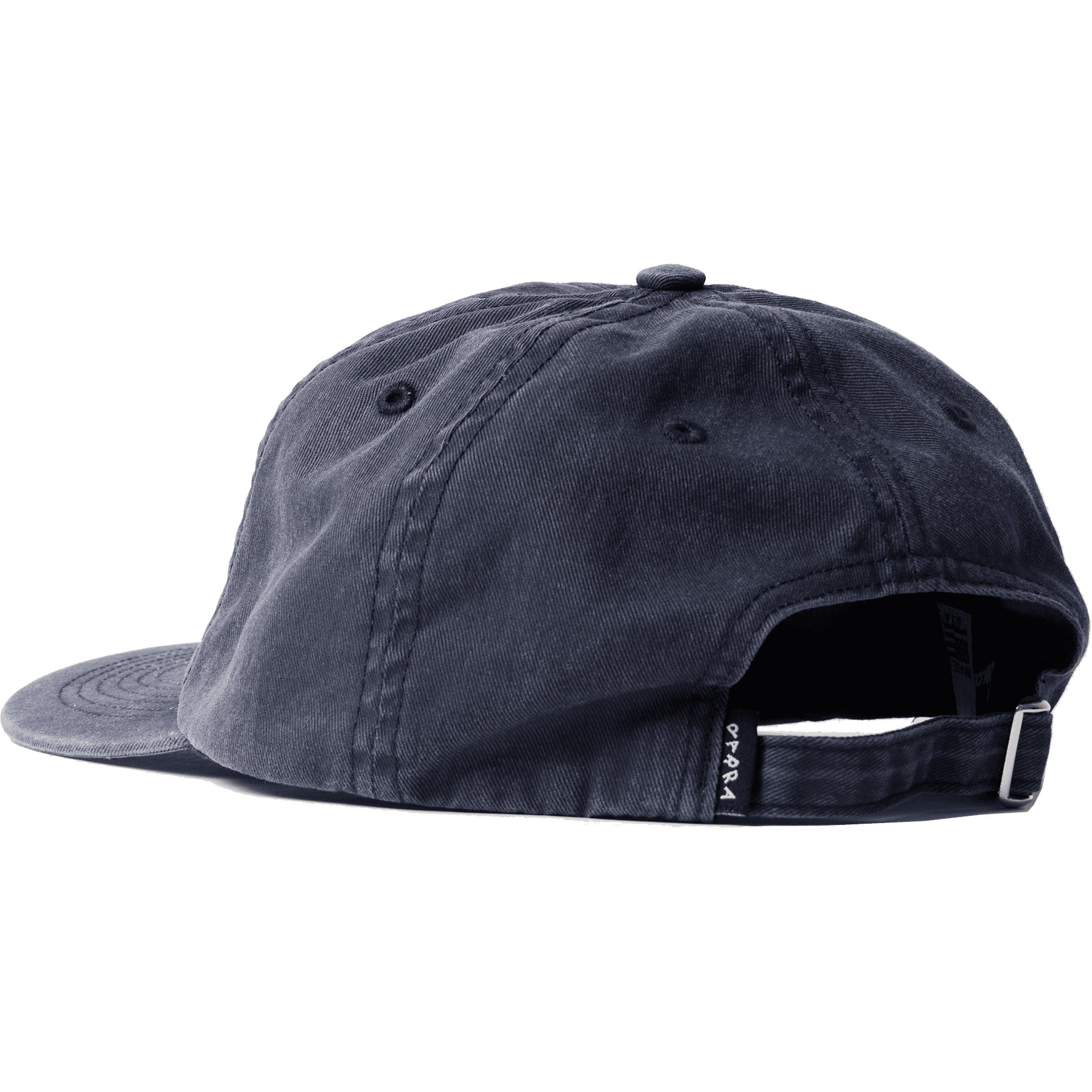 parra cap 6 panel scripted (washed navy blue)