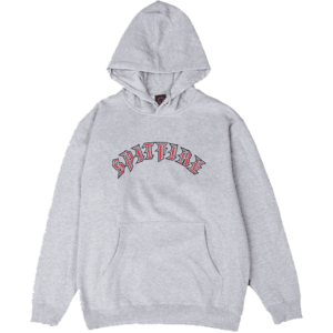 spitfire sweatshirt hood old e (heather grey)