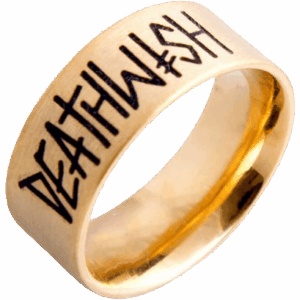 deathwish ring deathspray (gold)