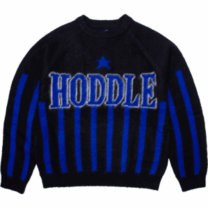 hoddle sweater knit star above mohair (black/navy)