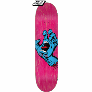 santa cruz board screaming hand 7.8