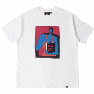 parra tee shirt no books (white)