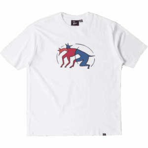 parra tee shirt the zoomies (white)