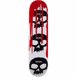 zero board 3 skull blood (white black/red) 8.125