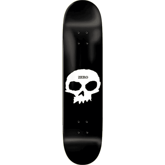 zero board single skull (black/white) 8.5 zero board single skull (black/white) 8.5