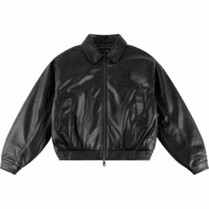 dime jacket debossed wavy (black)