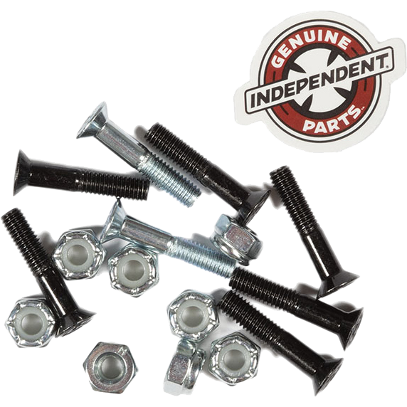 independent bolts genuine parts cross (black/silver) 7/8 independent bolts genuine parts cross (black/silver) 7/8