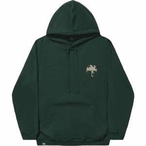 hélas sweatshirt hood dancing (forest green)