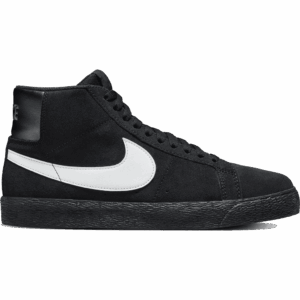 nike sb shoes zoom blazer mid (black/white/black/black)