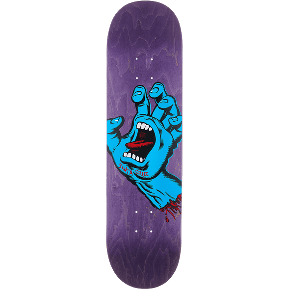 santa cruz board screaming hand 8.375 santa cruz board screaming hand 8.375