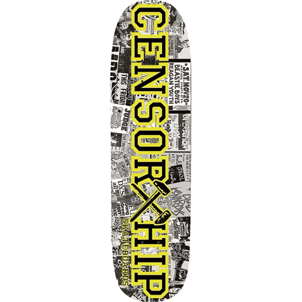 censorship board old school shaped hxc 8.7 censorship board old school shaped hxc 8.7