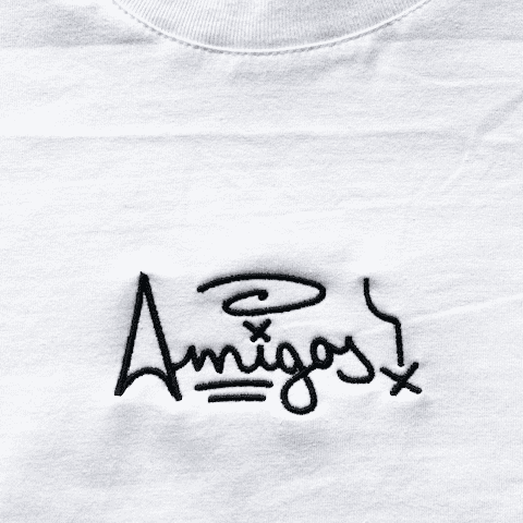 amigos tee shirt kilian tag (white)