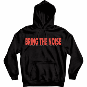 censorship sweatshirt hood bring the noise (black)