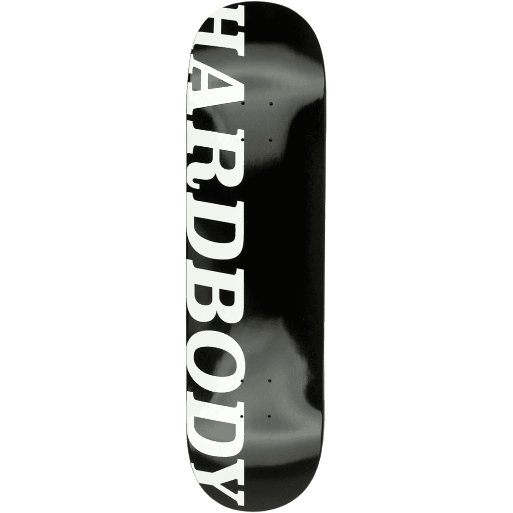 hardbody board logo (black/white) 8.5 hardbody board logo (black/white) 8.5