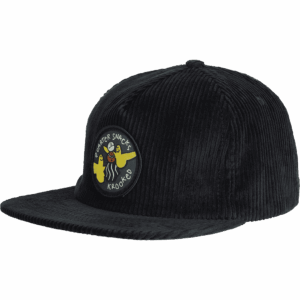 krooked cap quartersnacks snapback cord snackbirds (black)