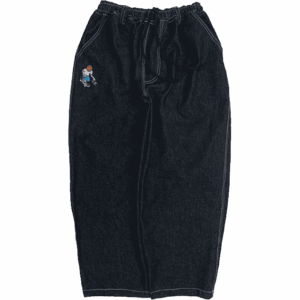 televisi star pants denim baggy og sunny filmer (black)