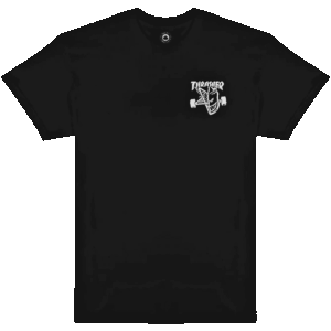 thrasher tee shirt spitfire classic swirl (black)