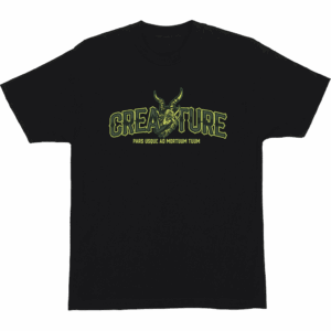 creature tee shirt drop out (black)