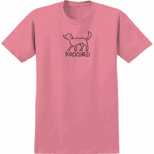 krooked tee shirt el perro (pink)