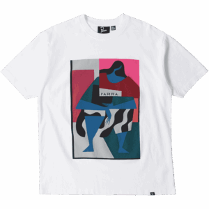 parra tee shirt reading the square (white)
