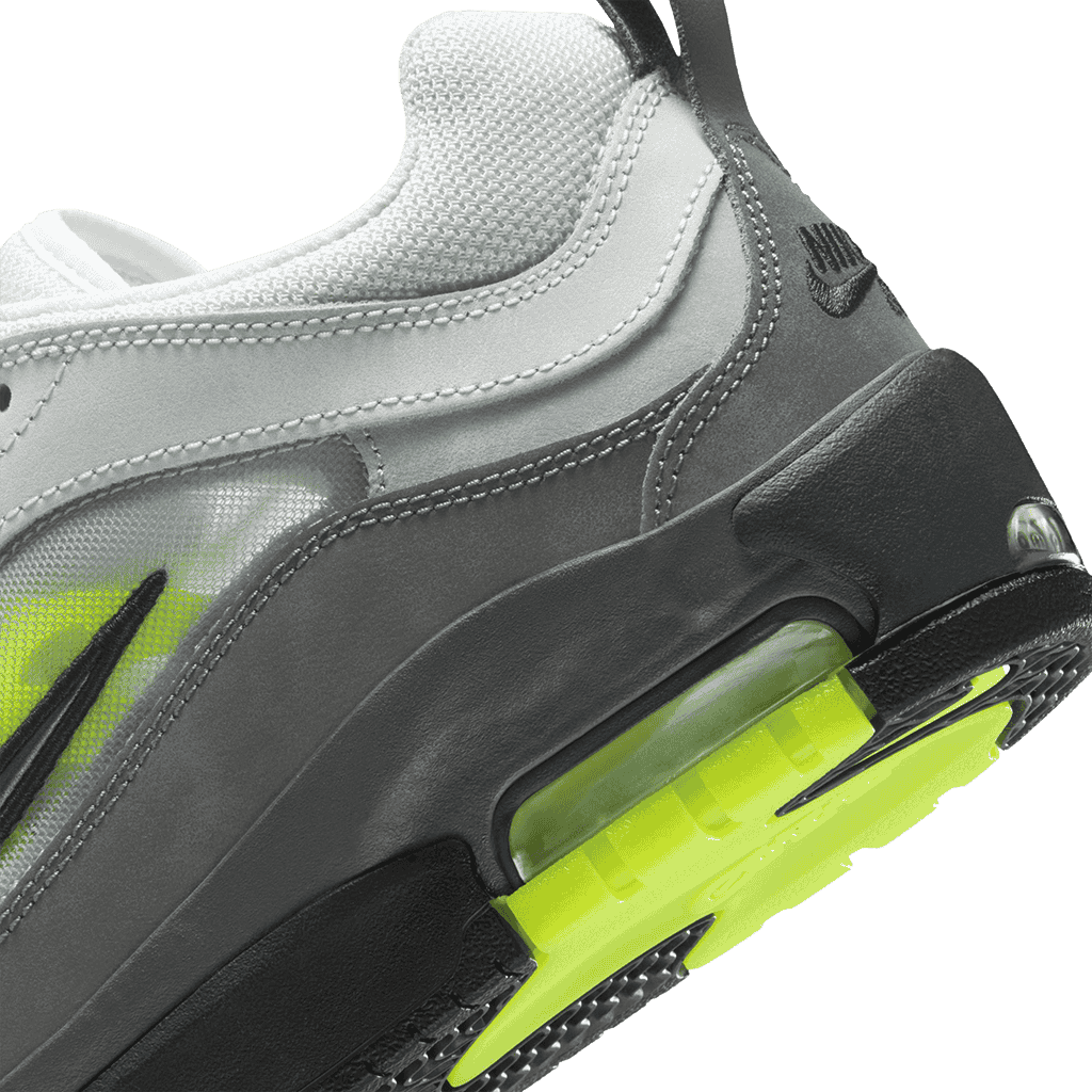 nike sb shoes air max ishod (black/neon yellow/anthracite)